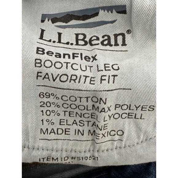 LL Bean BeanFlex Jeans Women 12 M/T Bootcut Leg Favorite Fit High Rise - Picture 7 of 12